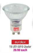 Eurolux 18 LED GU10 Cluster-Each