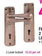 3 Lever Lockset-Per Set