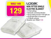 Logik Non Fitted Single Electric Blanket-Each