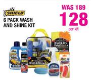 Shield 6 Pack Wash & Shine Kit