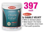 Plascon 5L Double Velvet-Each