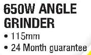 Ryobi 650W Angle Grinder-115mm
