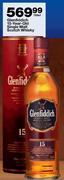 Glenfiddich 15-Year-Old Single Malt Scotch Whisky-750ml