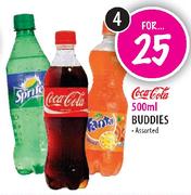 Coca-Cola Buddies Assorted-500ml