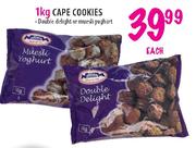Cape Cookies-Double Delight Or Muesli Yoghurt 1kg Each