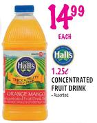 Hall's Concentrated Fruit Drink Assorted Each