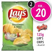 Simba Lay's Chips-125g Assorted 