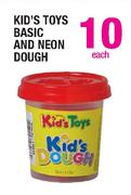 Kid's Toys Basic And Neon Dough Each