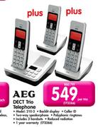 AEG Dect Trio Telephone(210-3)-Per Trio