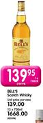 Bell's Scotch Whisky-1X750ml