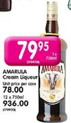 Amarula Cream Liqueur-1X750ml Each