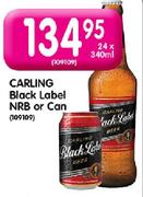 Carling Black Label NRB Or Can-24X340ml 