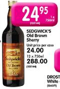 Sedgwick's Old Brown Sherry-12X750ml