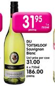 DU Toitskloof Sauvignon Blanc-1X750ml Each