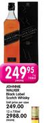 Johnnie Walker Black Label Scotch Whisky-12X750ml