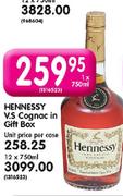 Hennessy V.S Cognac In Gift Box-1X750ml Each