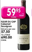 Fleur DU Cap Cabernet Sauvignon-1X750ml Each