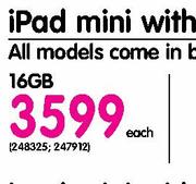 Apple 16GB iPad Mini With Wi-Fi-Each