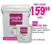 Simple Choice PVA-20 Ltr