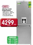Defy 330Ltr Eco Combi Fridge/Freezer(DFC396)