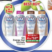 GU Energy Gel Sachets Assorted