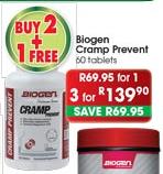 Biogen Cramp Prevent-60 Tabs