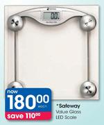 Safeway Value Glass LED Scale -Each