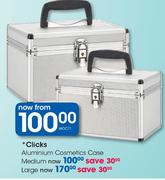  Clicks Aluminium Cosmetics Case Medium-Each