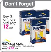 Polycell 500g Polyfilla Each