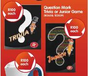 Questions Mark Trivia Or Junior Game Each