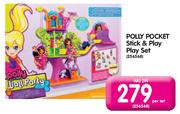Polly Pocket Stick & Play Play Set (256568)-Per Set