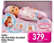 ZAPH My First Baby Annabell Baby Moves(256031)-Each