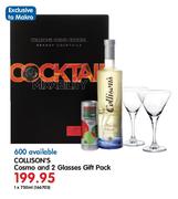 Collison's Cosmo And 2 Glasses Gift Pack-1x750ml