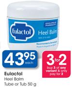 Eulactol Heel Balm Tube Or Tub-50g Each
