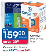 Contour 50 TS Or Plus Strips-Per Pack