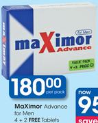 Maximor Advance For Men 4+2 Free Tablets-Per Pack