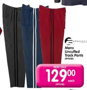 Mens Unscuffed Track Pants