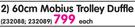 Paklite 60cm Mobius Trolley Duffle