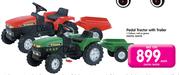 Pedal Tractor With Trailer