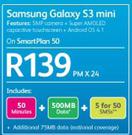 Samsung Galaxy S3 Mini-On SmartPlan 50
