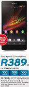 Sony Xperia Z Smartphone-On Straight Up 100
