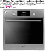 Whirlpool 595mm Eye Level Oven Undercounter Oven AKP137IX