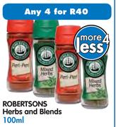 Robertsons Herbs And Blends-4X100ml