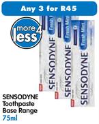 Sensodyne Toothpaste Base Range-3X75ml