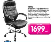 Retro Executive High Back Chair