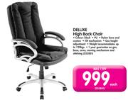 Deluxe High Back Chair-Each
