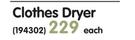 Home Clothes Dryer