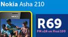 Nokia Asha 210-On Flexi 100