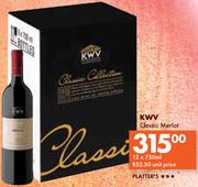 KWV Classic Merlot-12X750ml