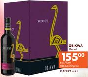 Obikwa Merlot-6X750ml